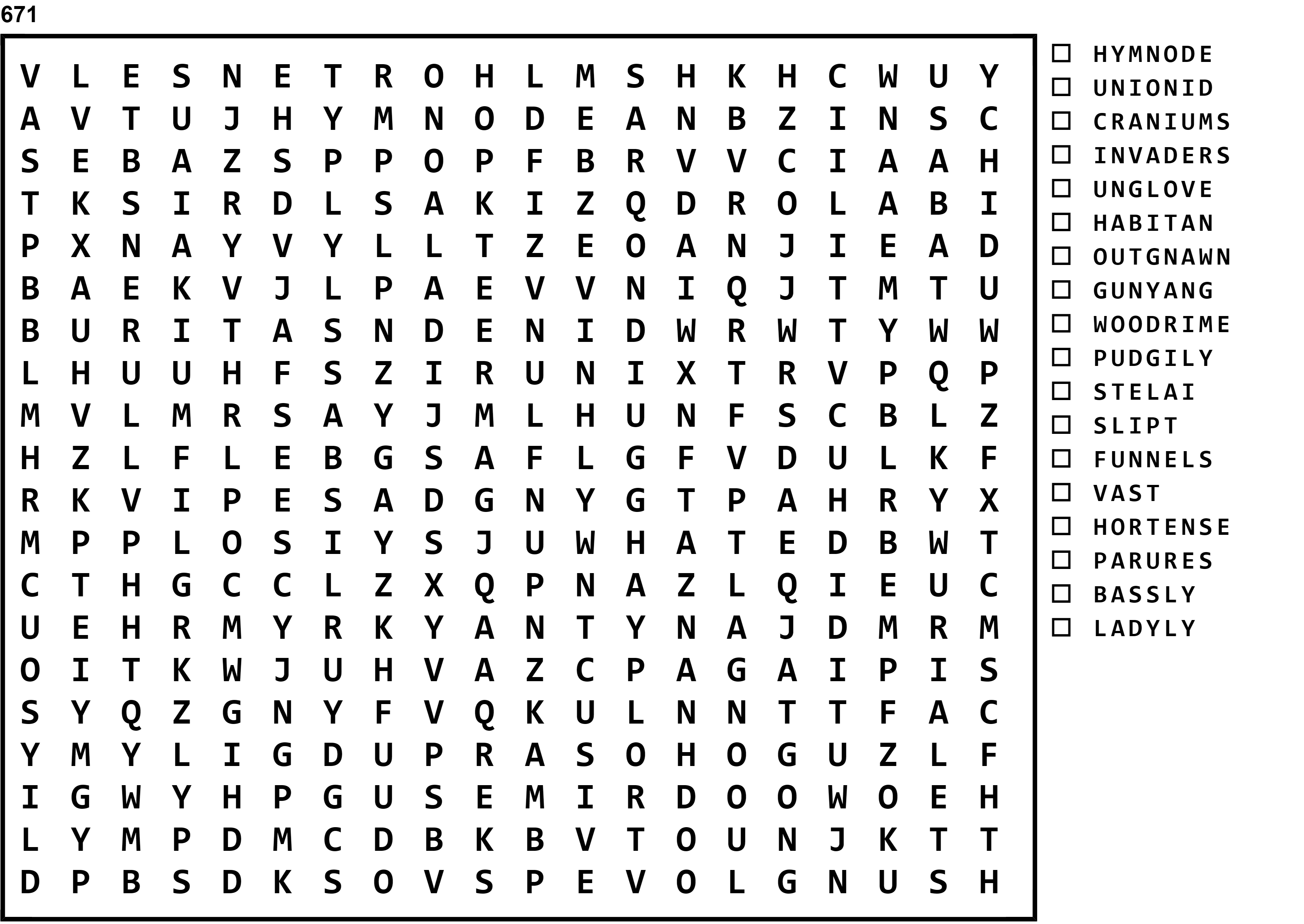 Word Search Puzzle Image