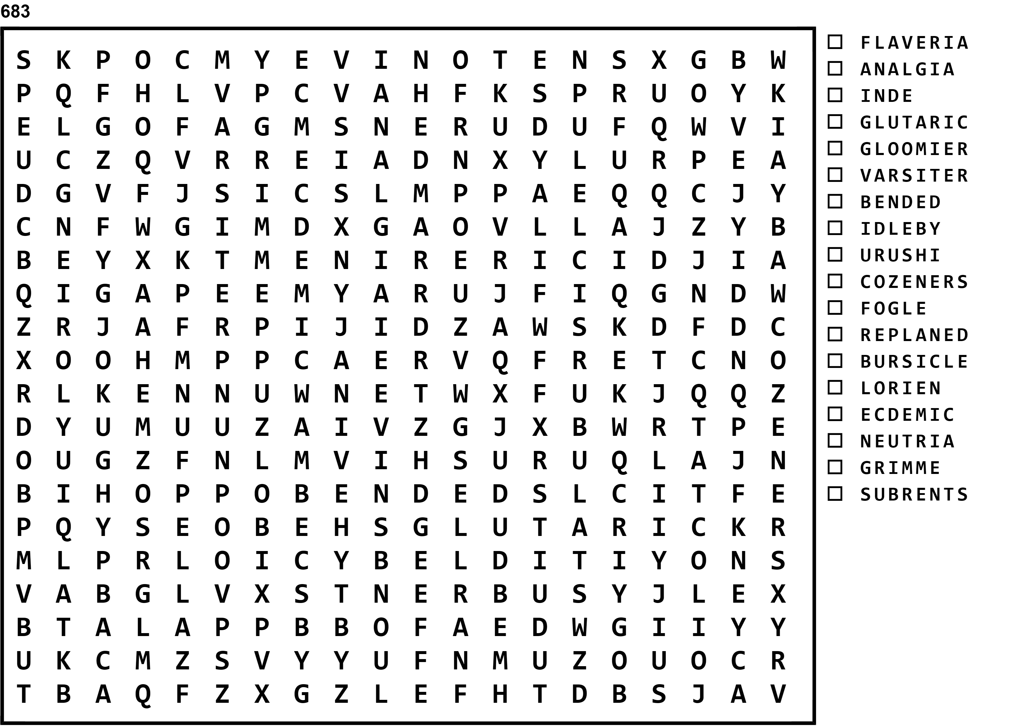 Word Search Puzzle Image