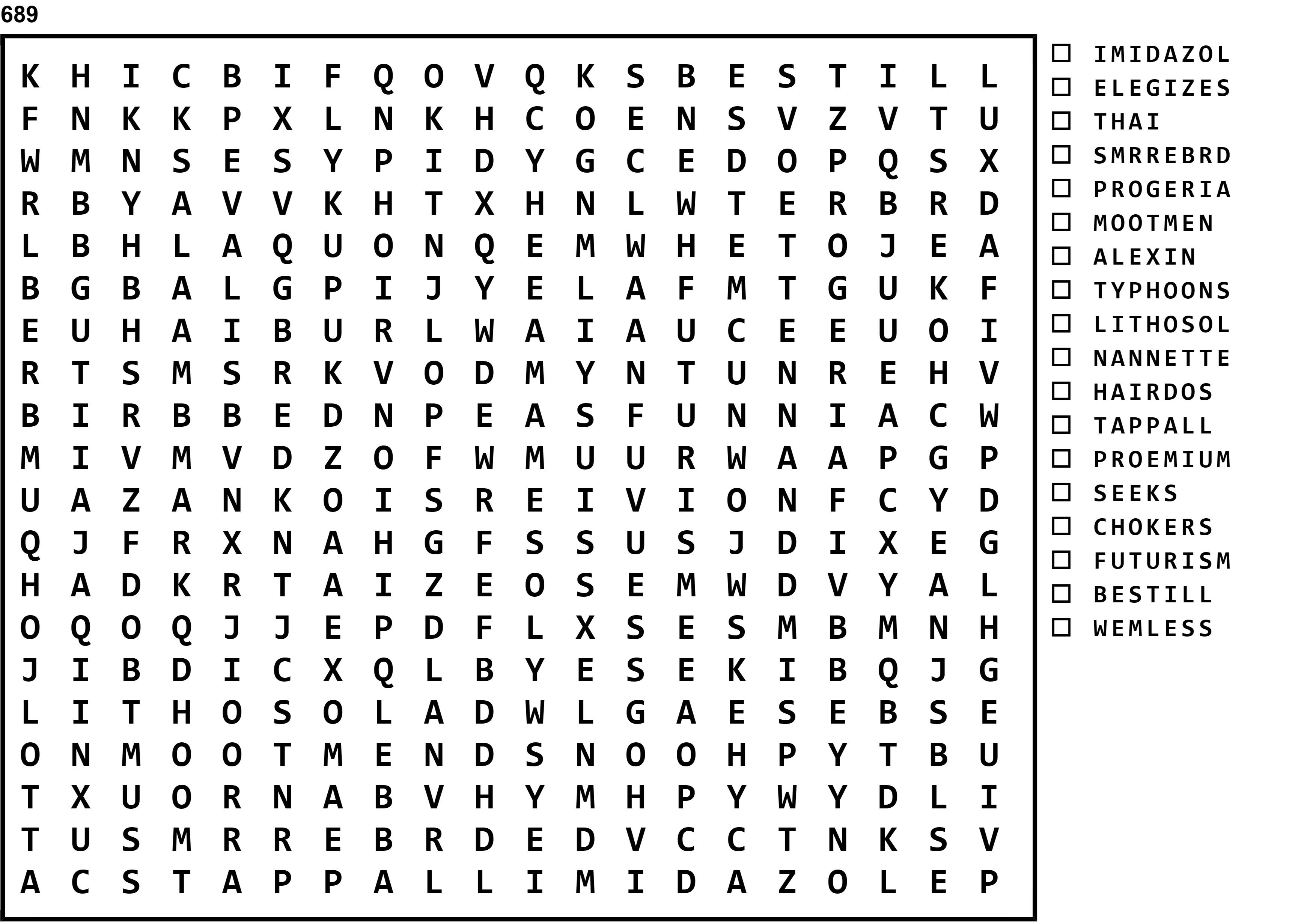 Word Search Puzzle Image