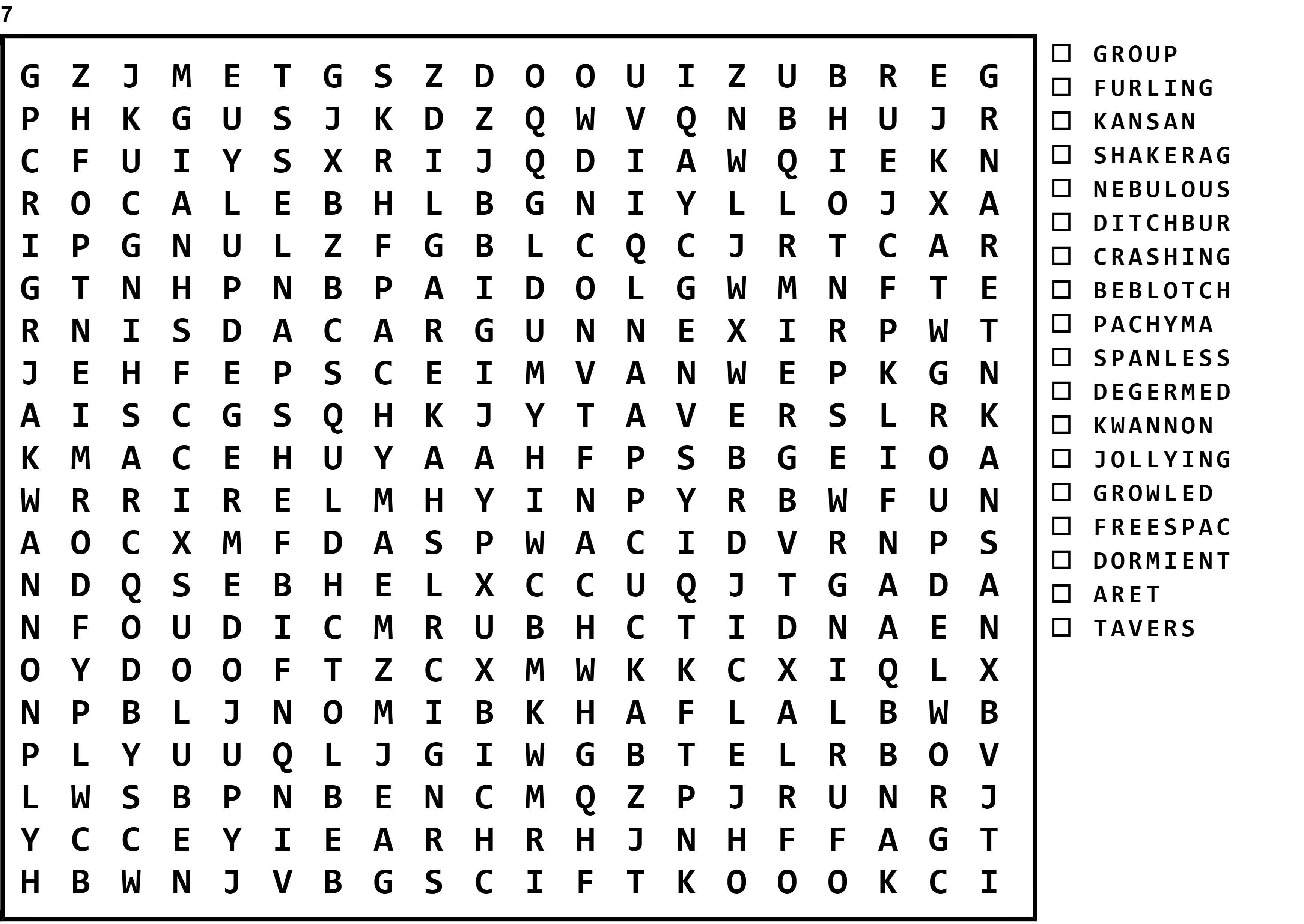 Word Search Puzzle Image