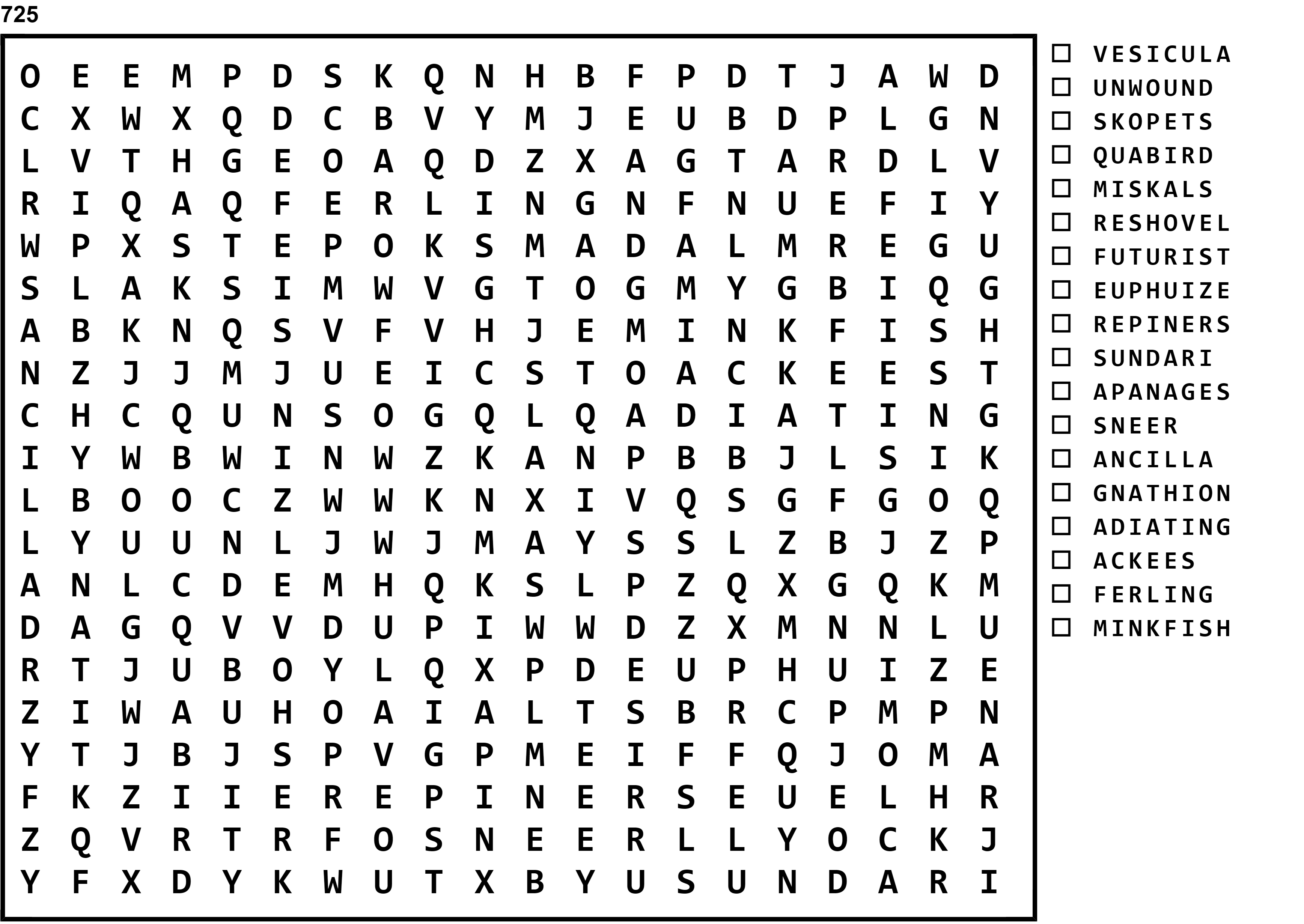 Word Search Puzzle Image
