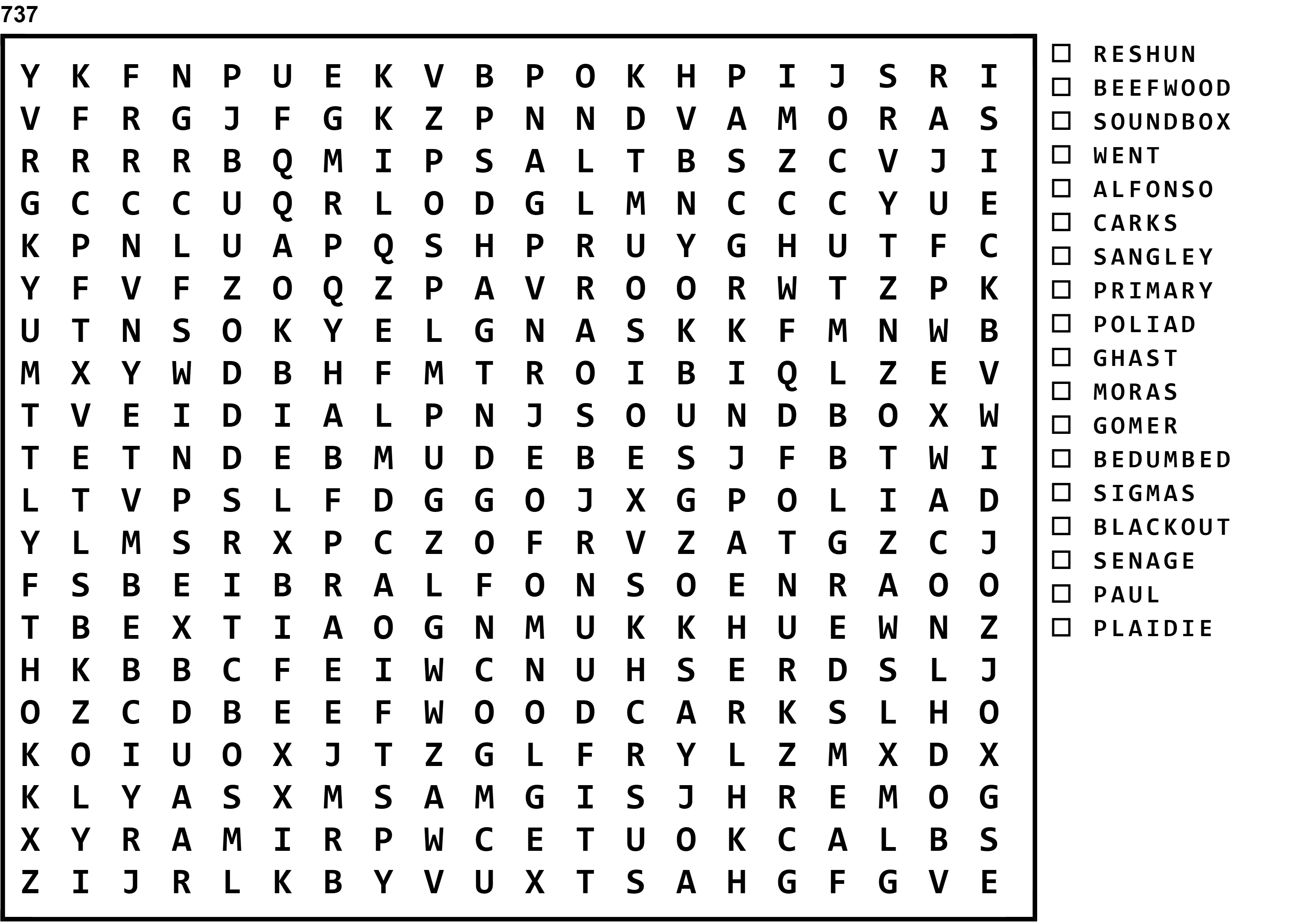 Word Search Puzzle Image