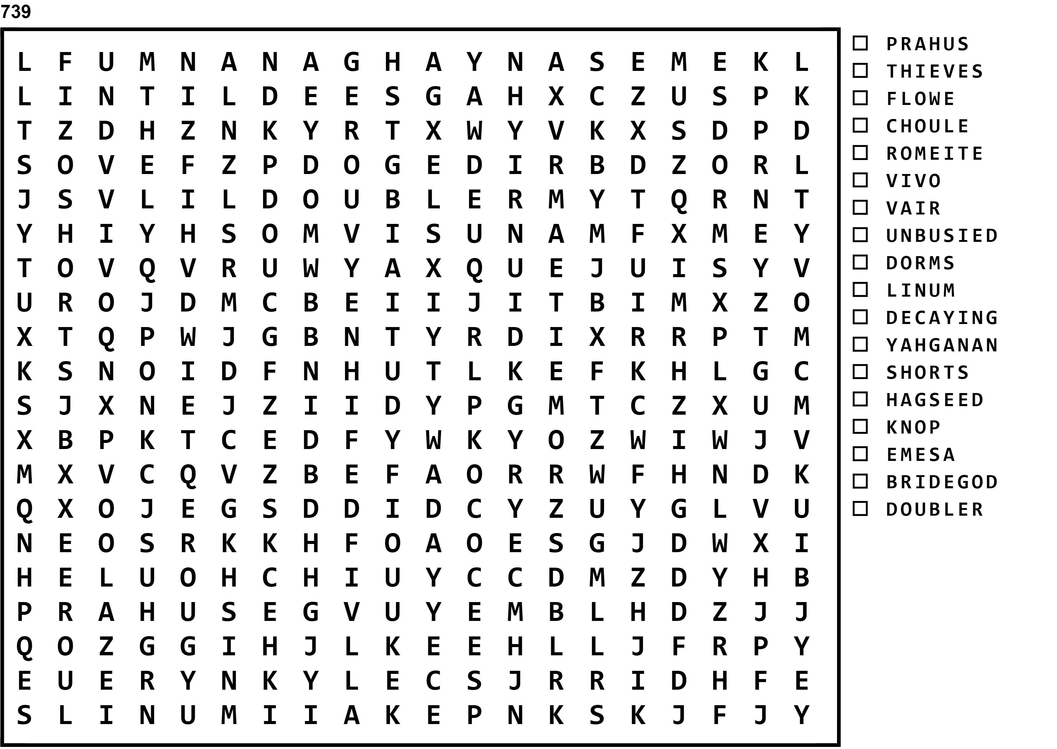 Word Search Puzzle Image