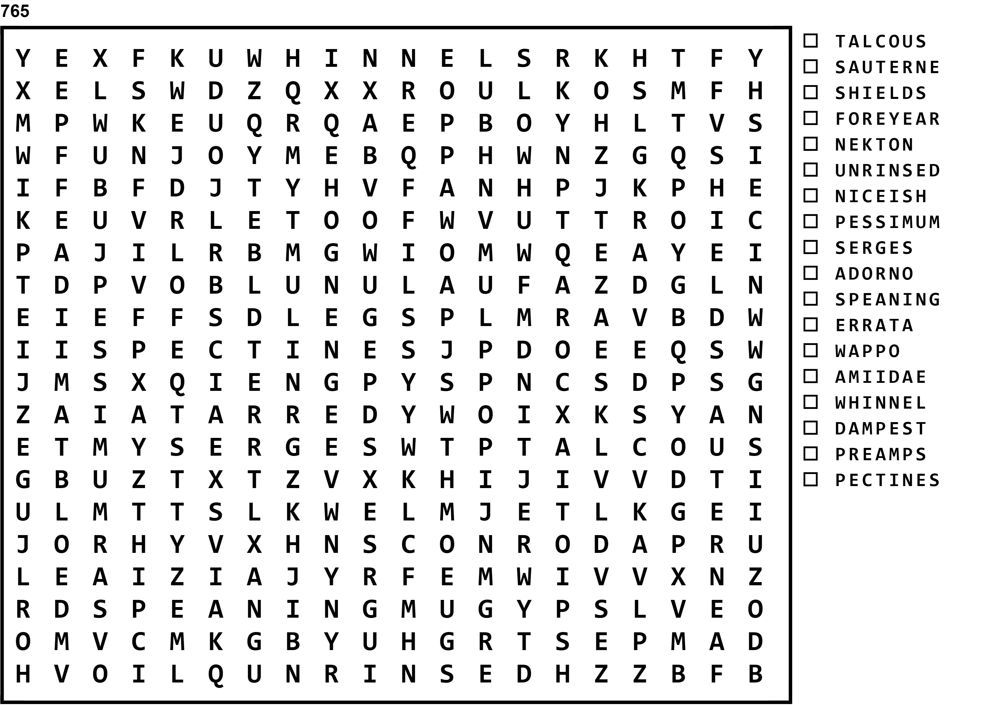 Word Search Puzzle Image