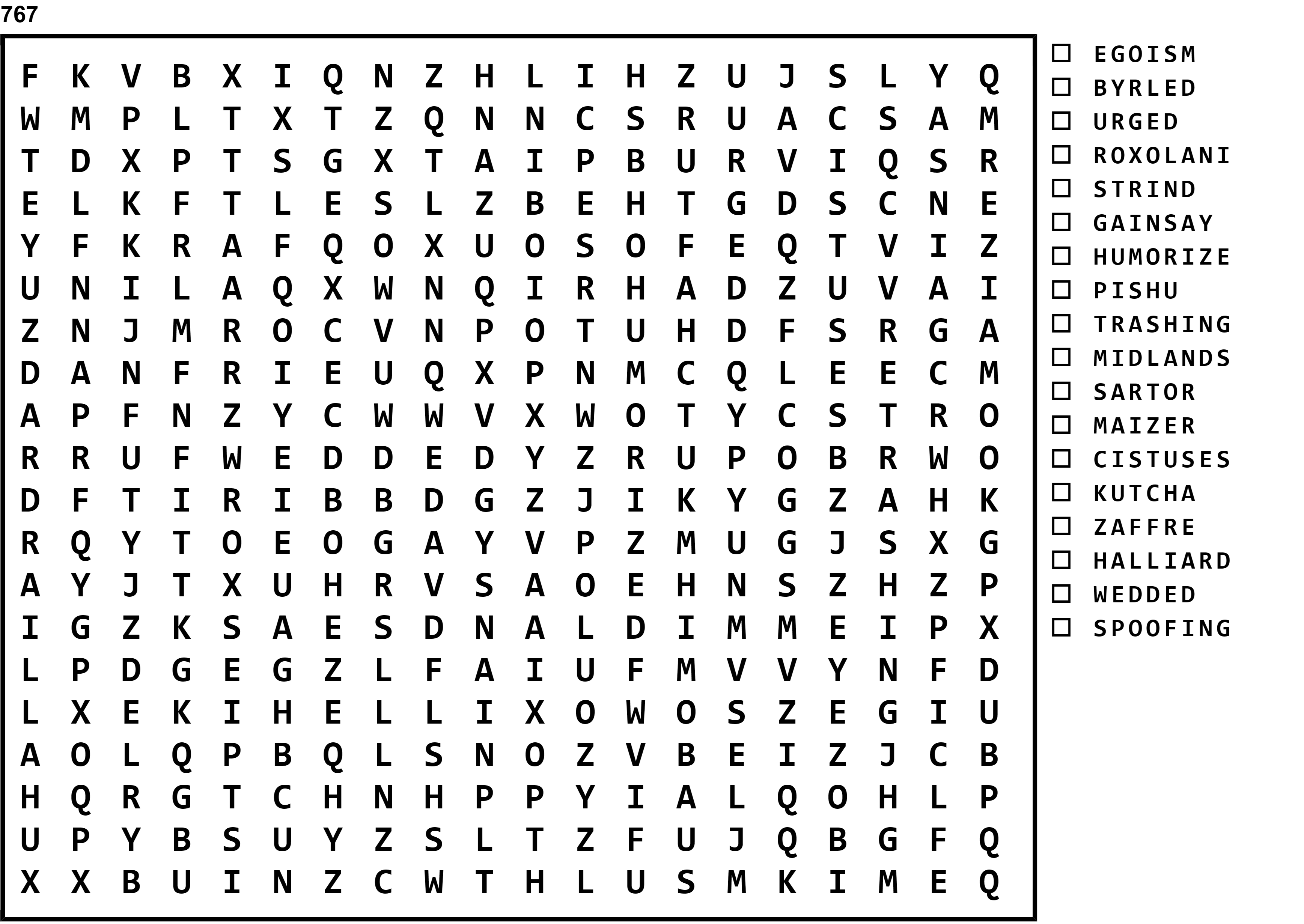 Word Search Puzzle Image