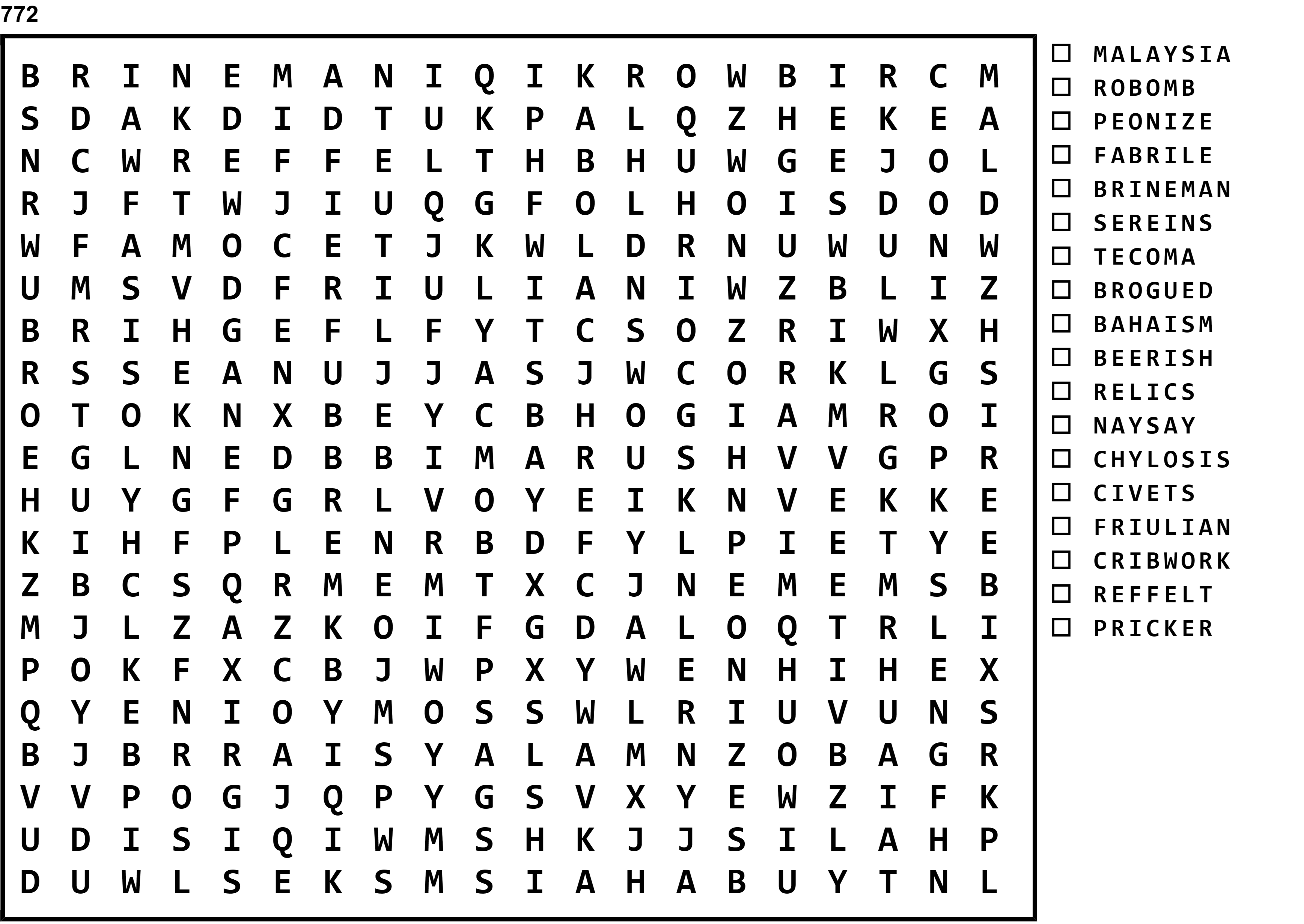 Word Search Puzzle Image