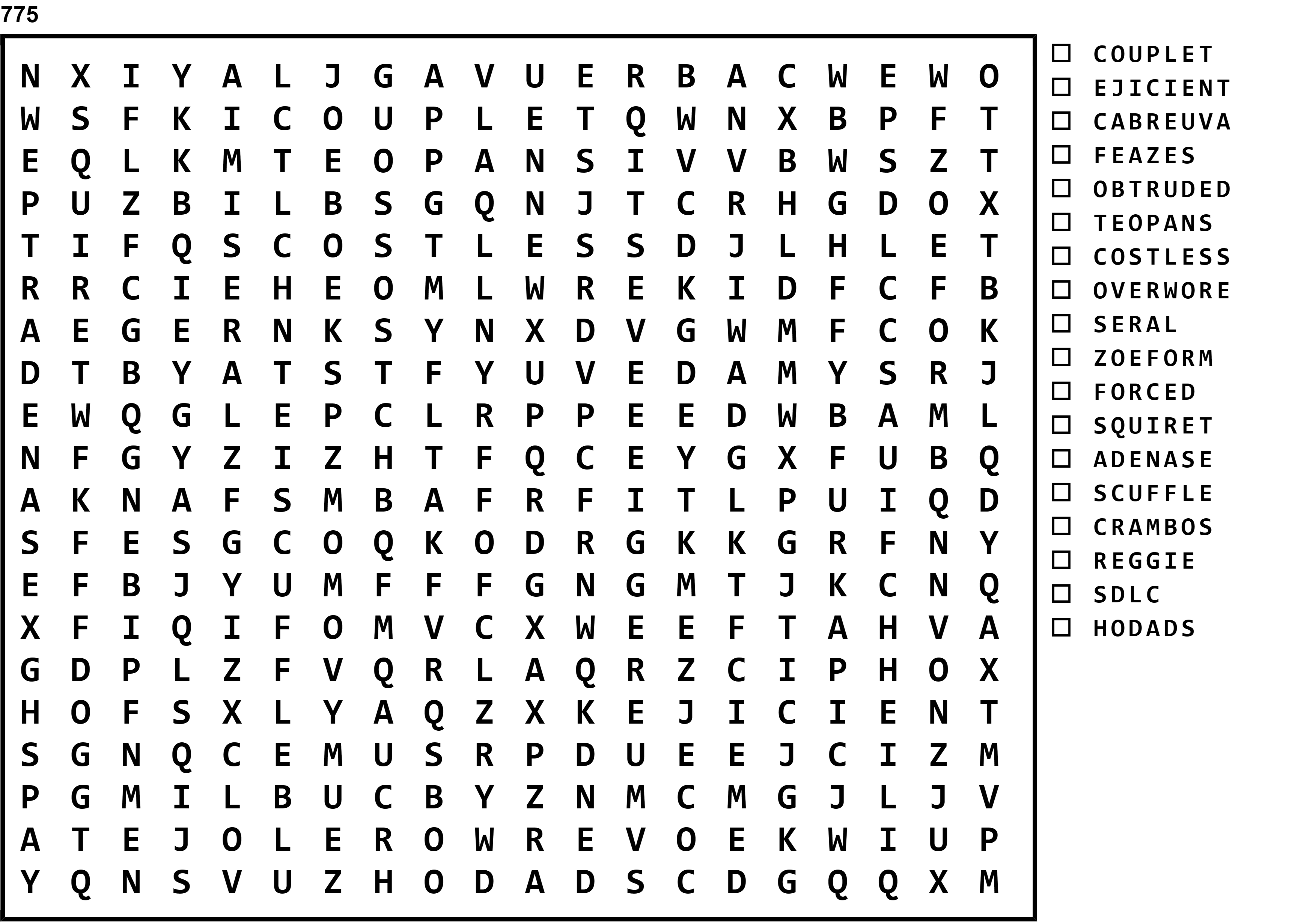 Word Search Puzzle Image