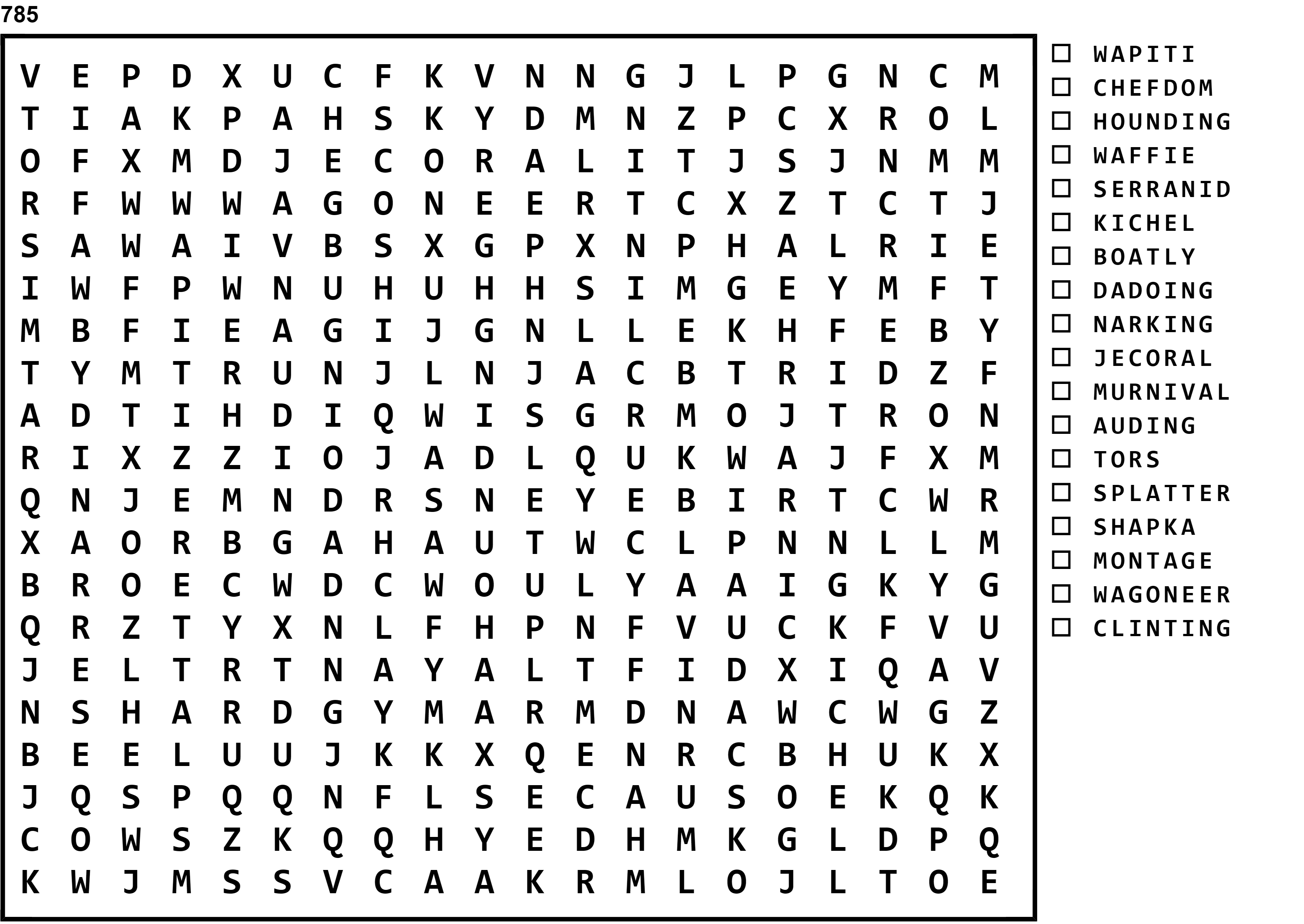 Word Search Puzzle Image