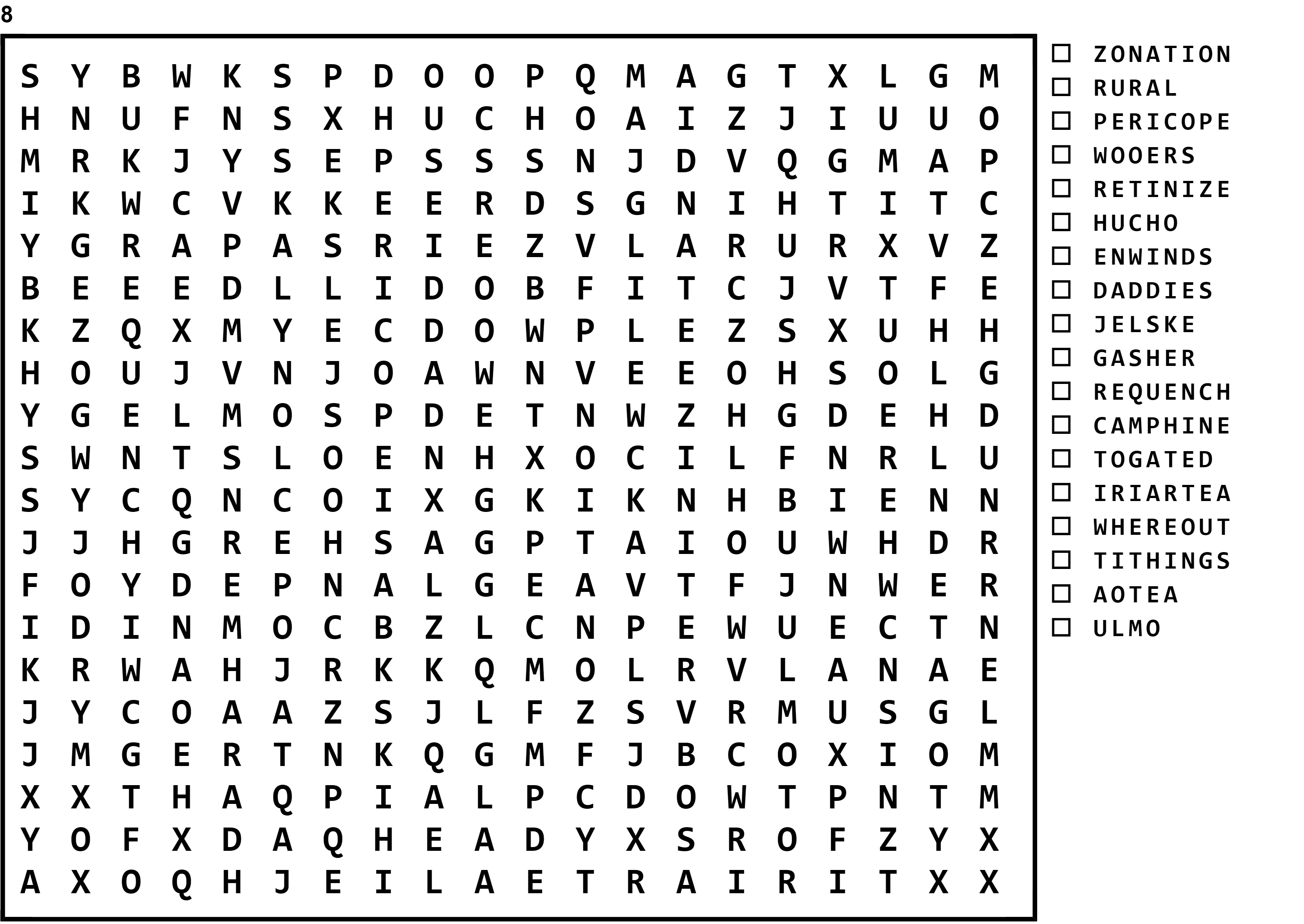 Word Search Puzzle Image