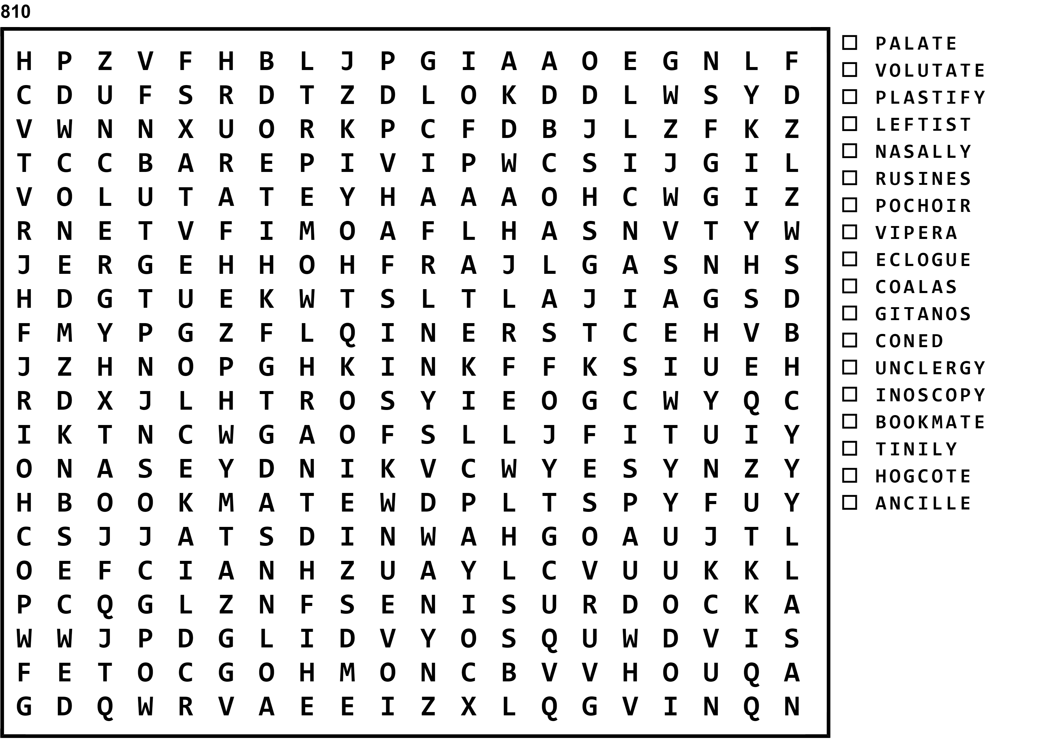 Word Search Puzzle Image