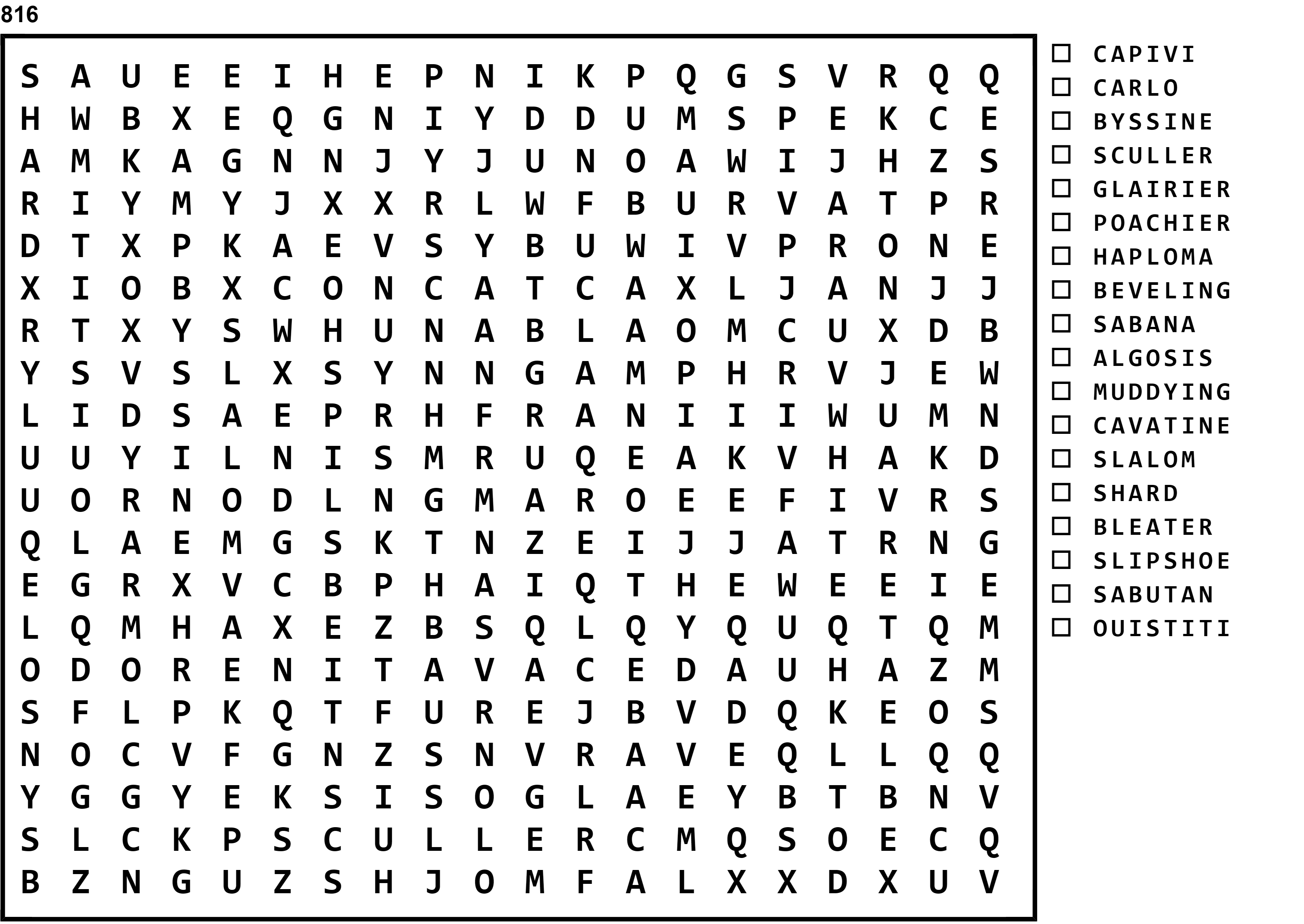 Word Search Puzzle Image