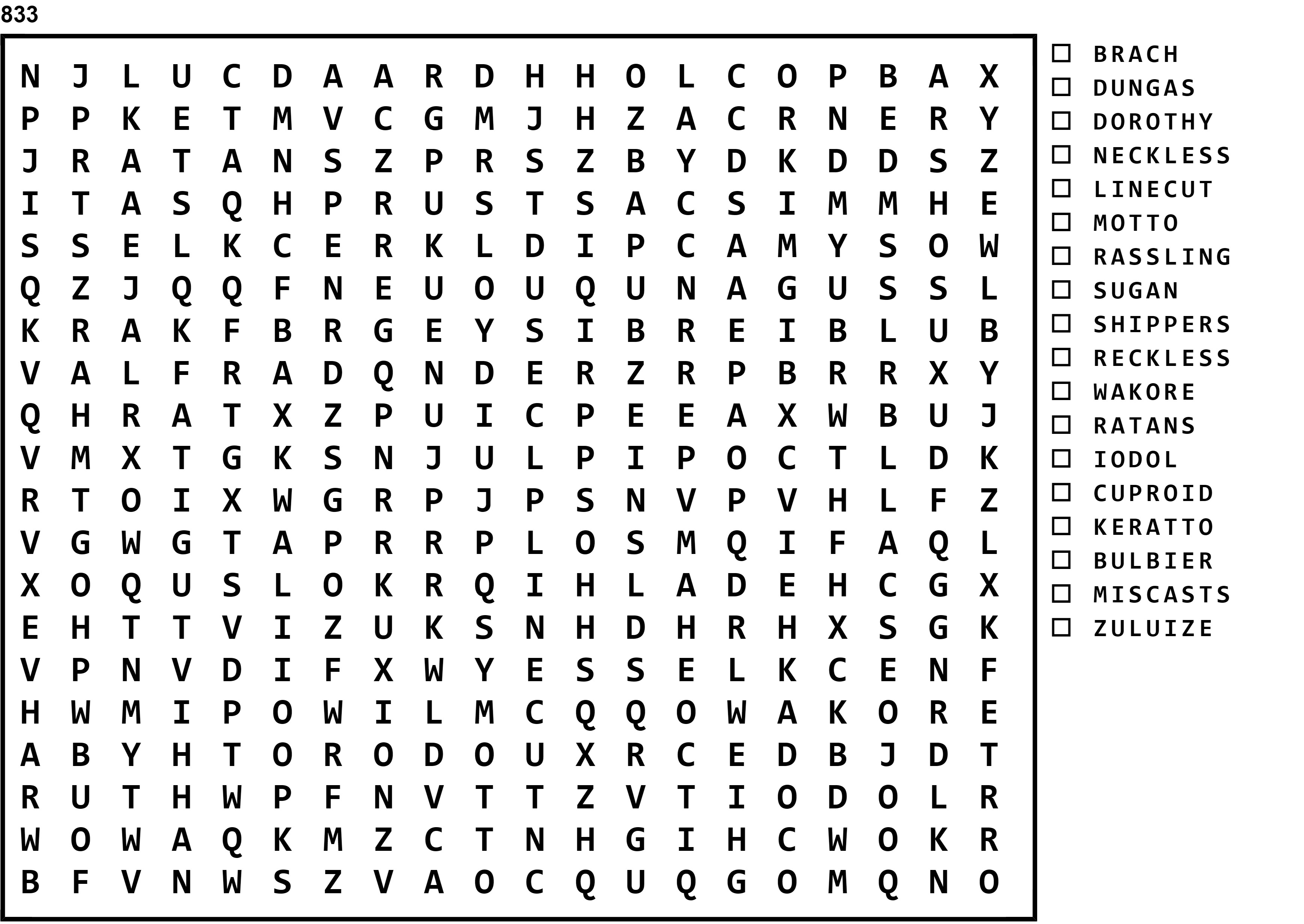 Word Search Puzzle Image