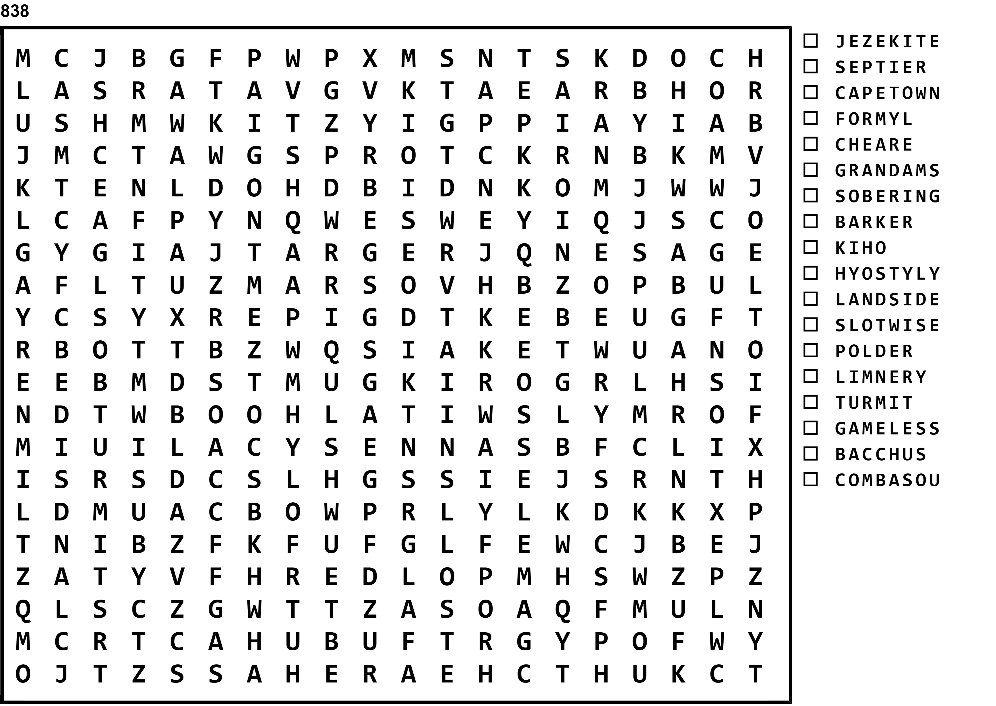 Word Search Puzzle Image