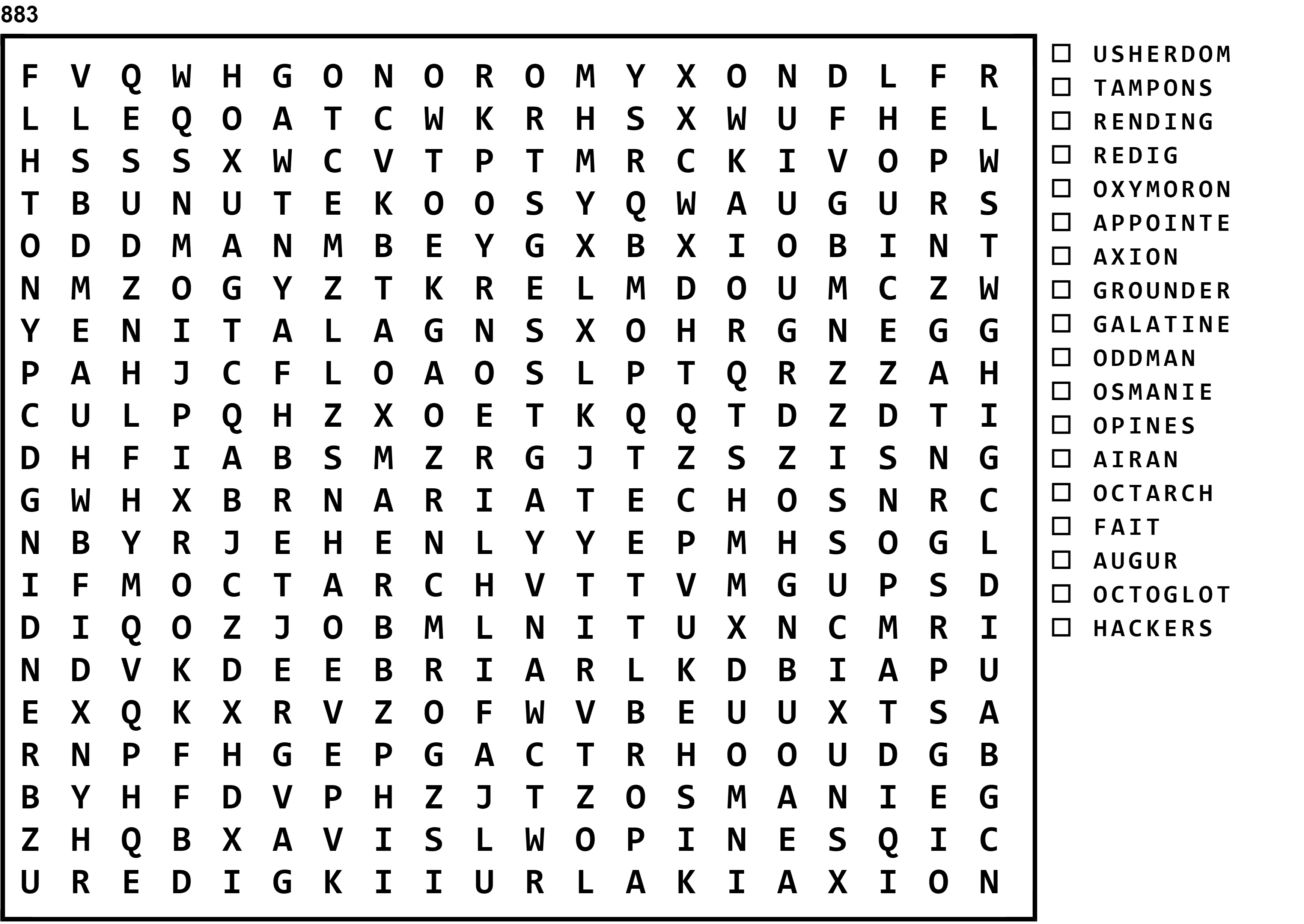 Word Search Puzzle Image