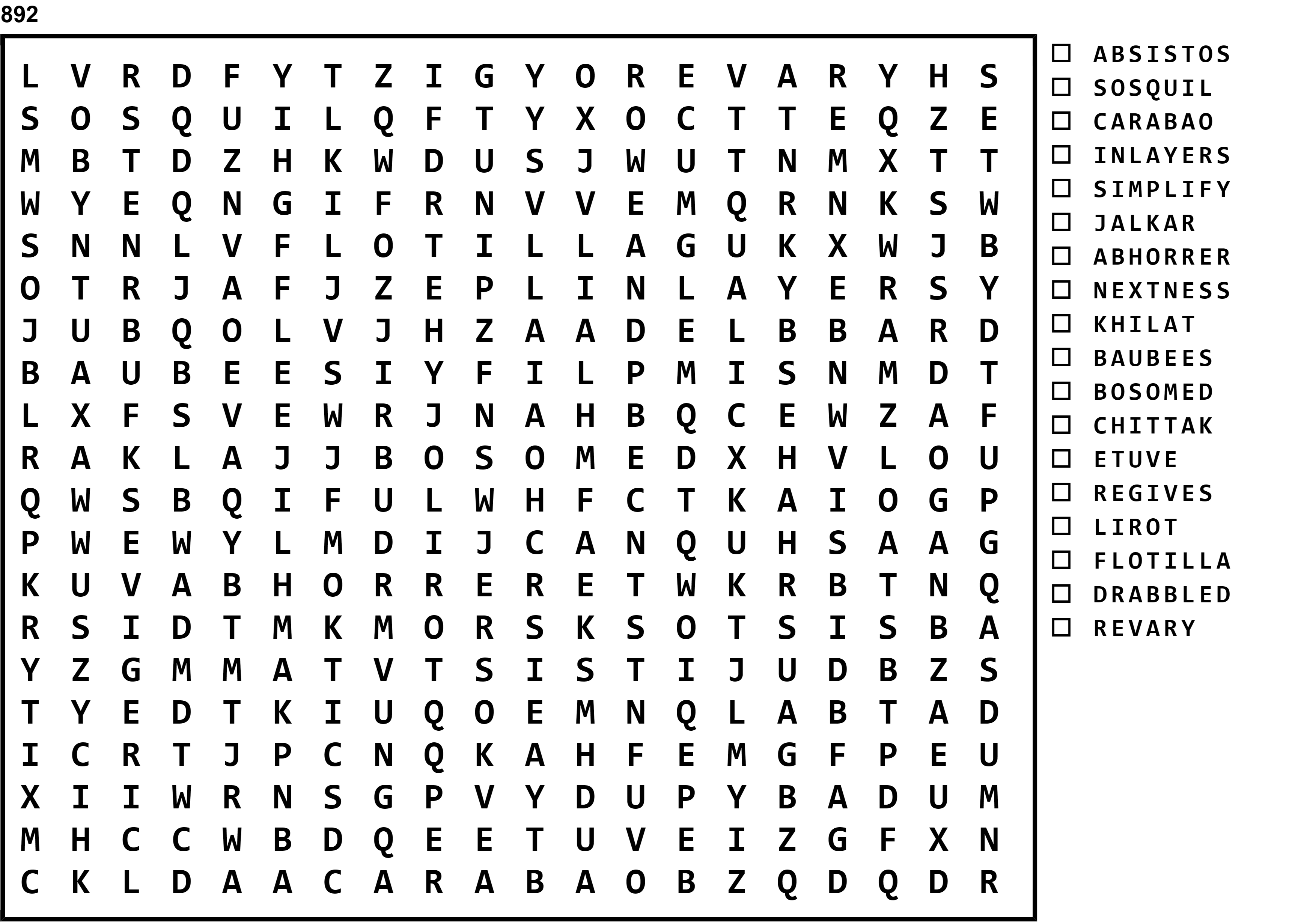 Word Search Puzzle Image