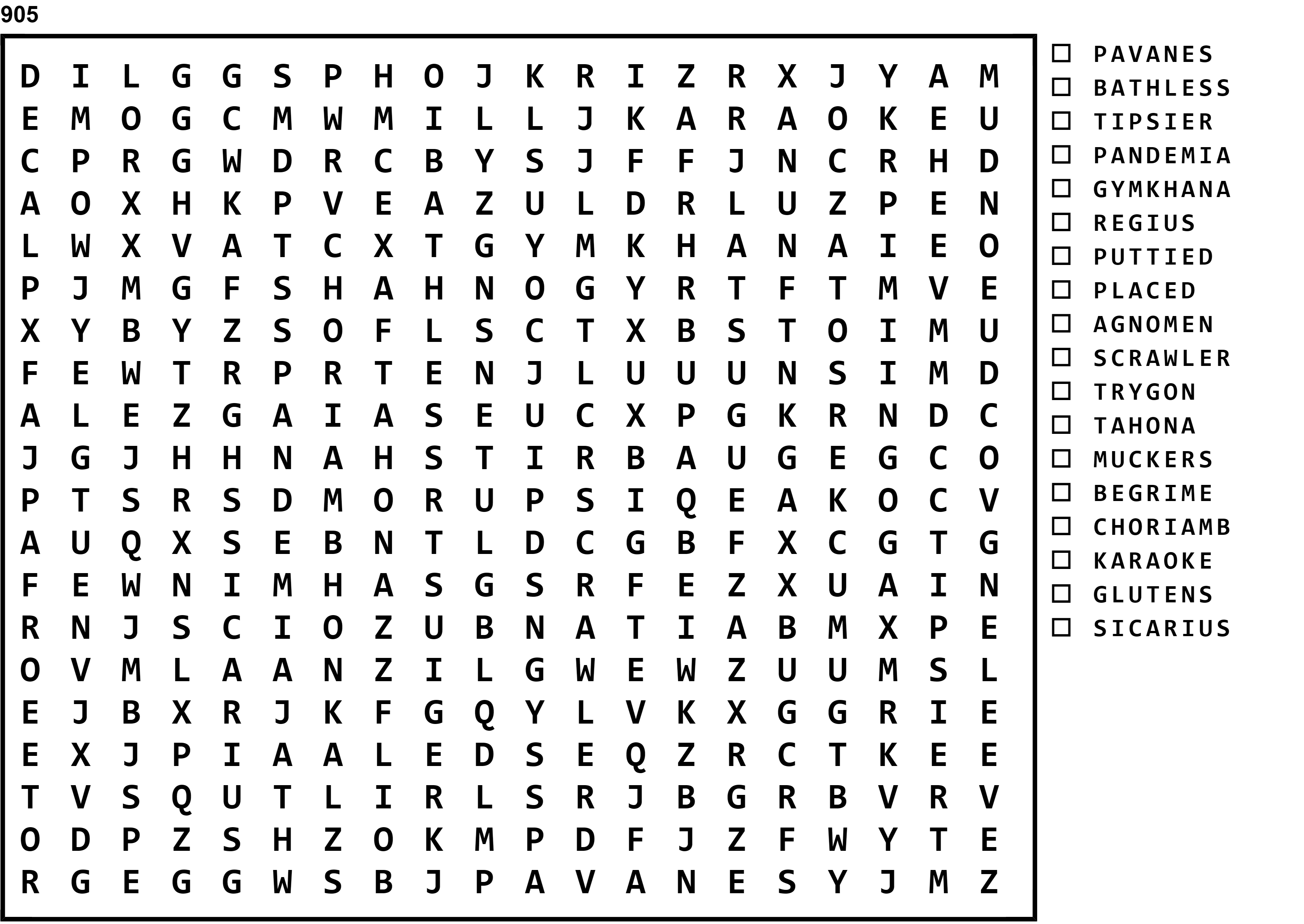 Word Search Puzzle Image
