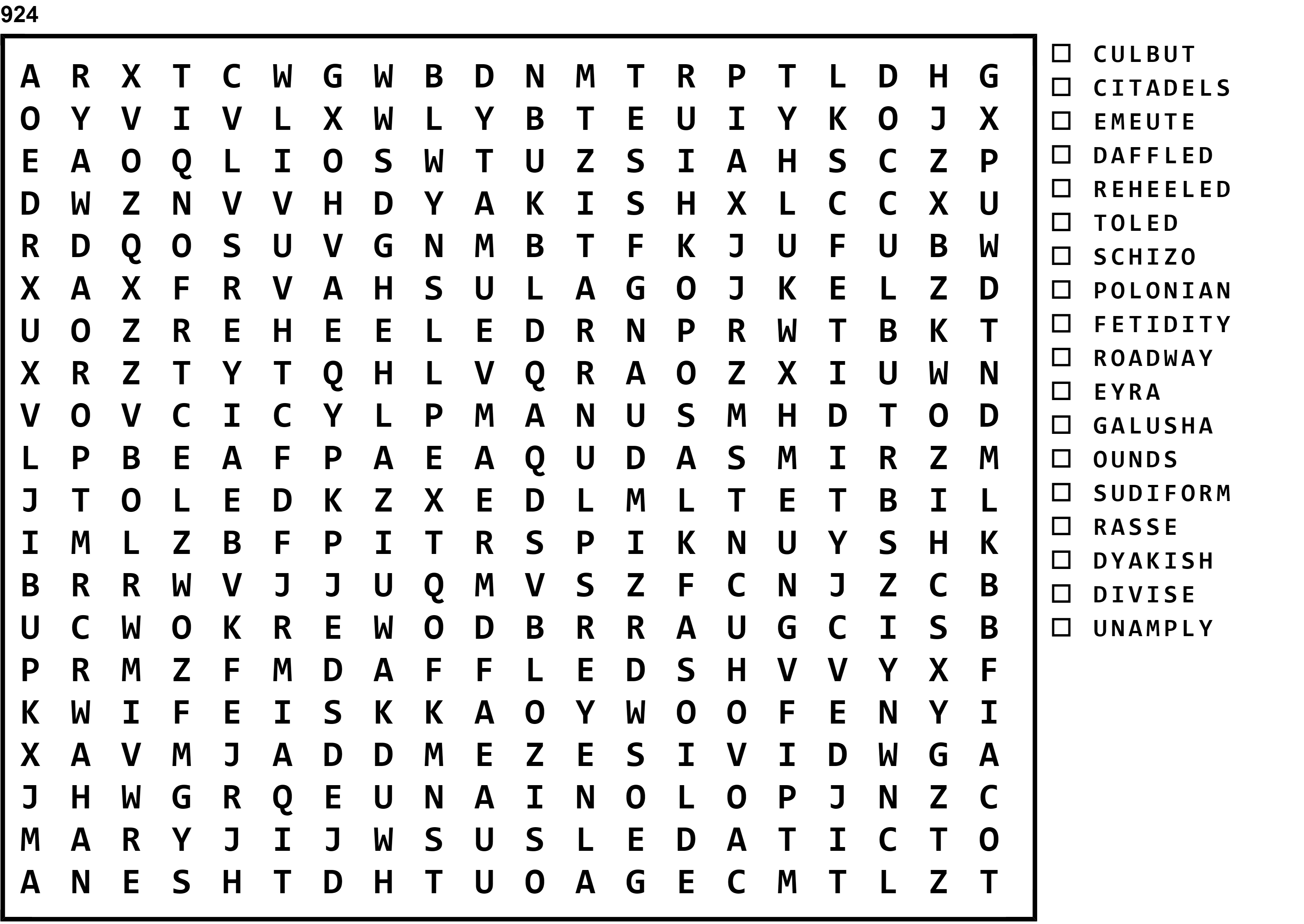 Word Search Puzzle Image