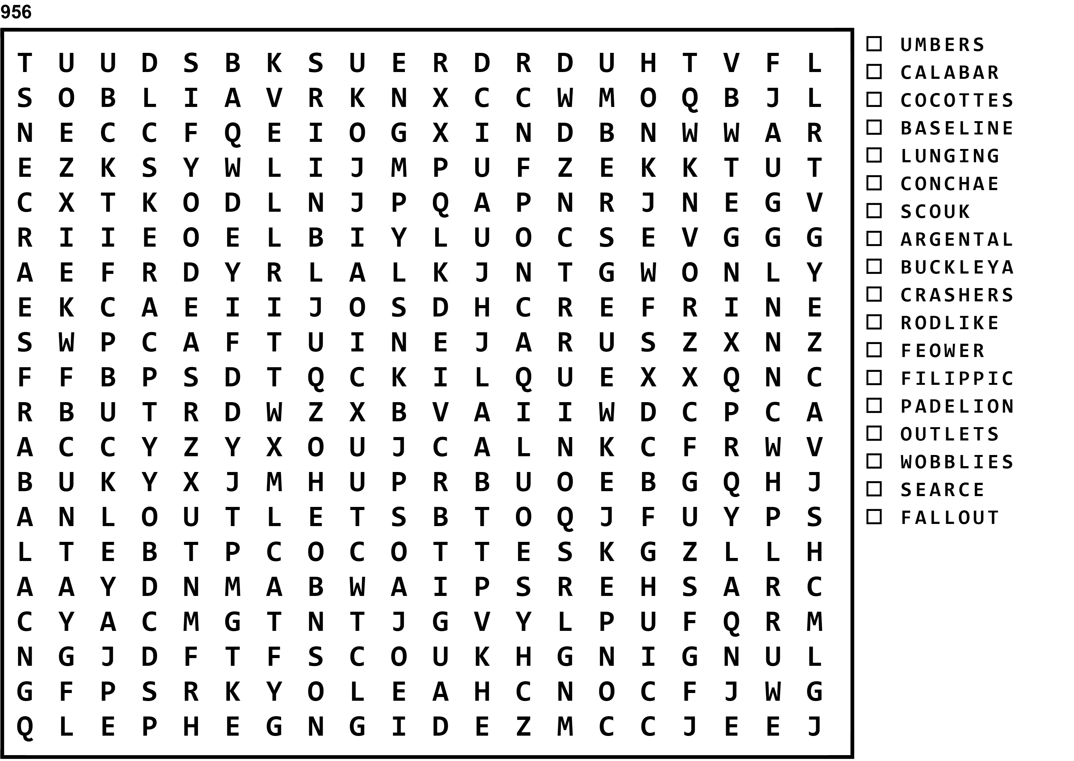 Word Search Puzzle Image