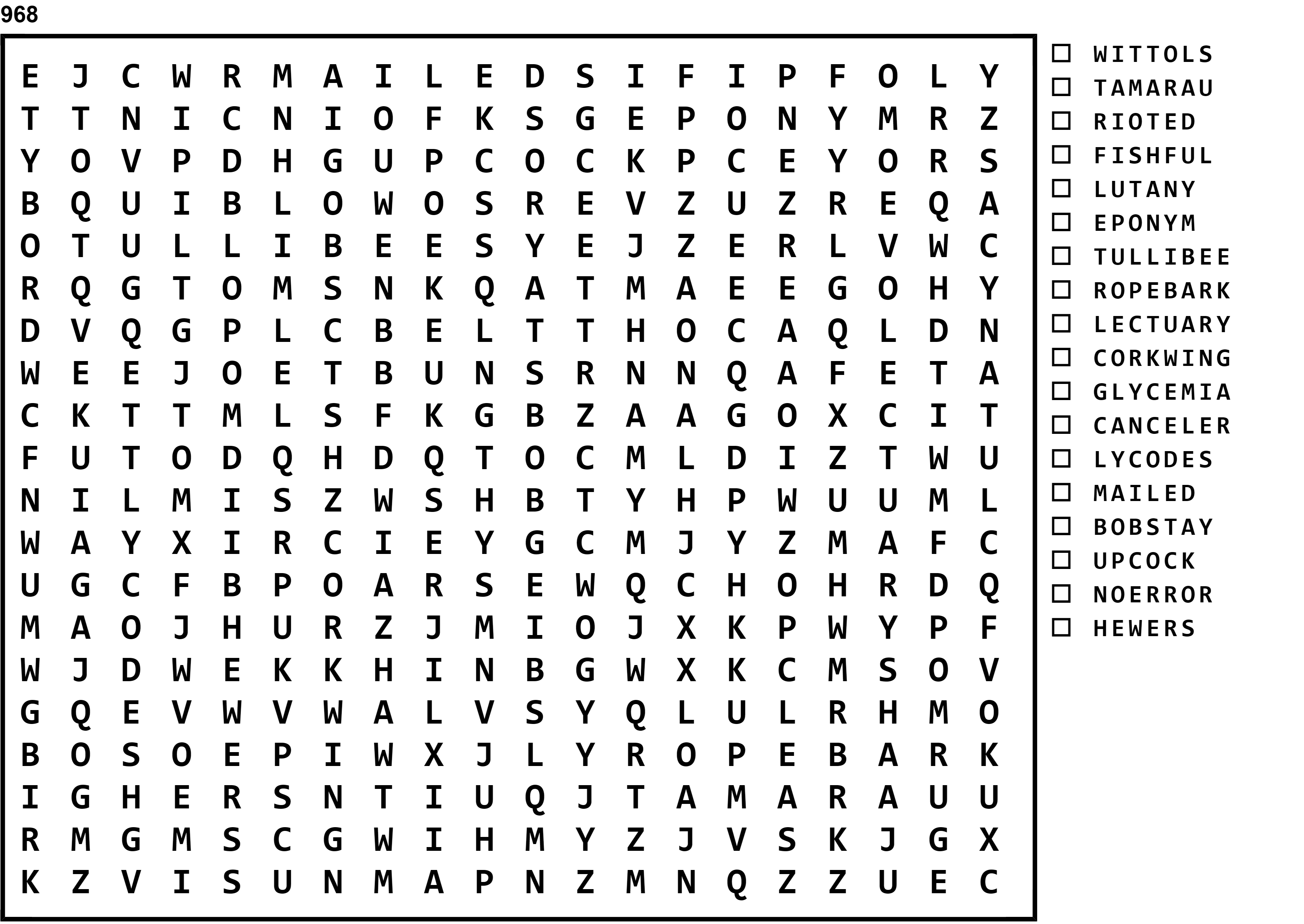 Word Search Puzzle Image