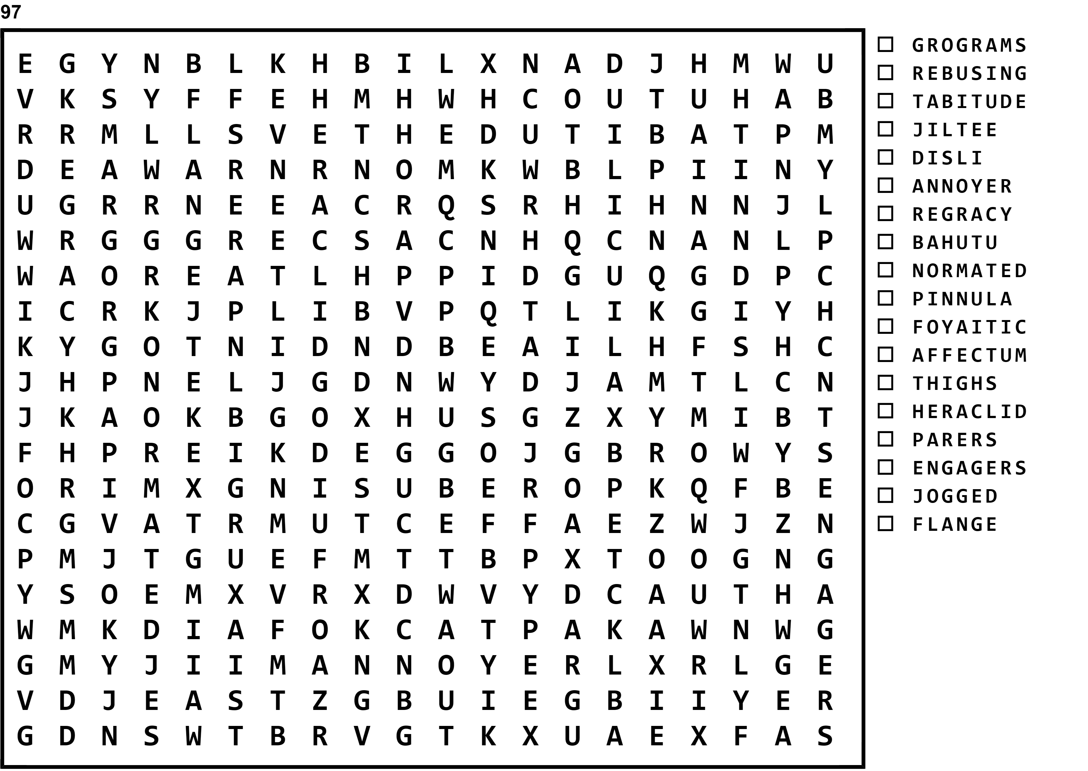 Word Search Puzzle Image