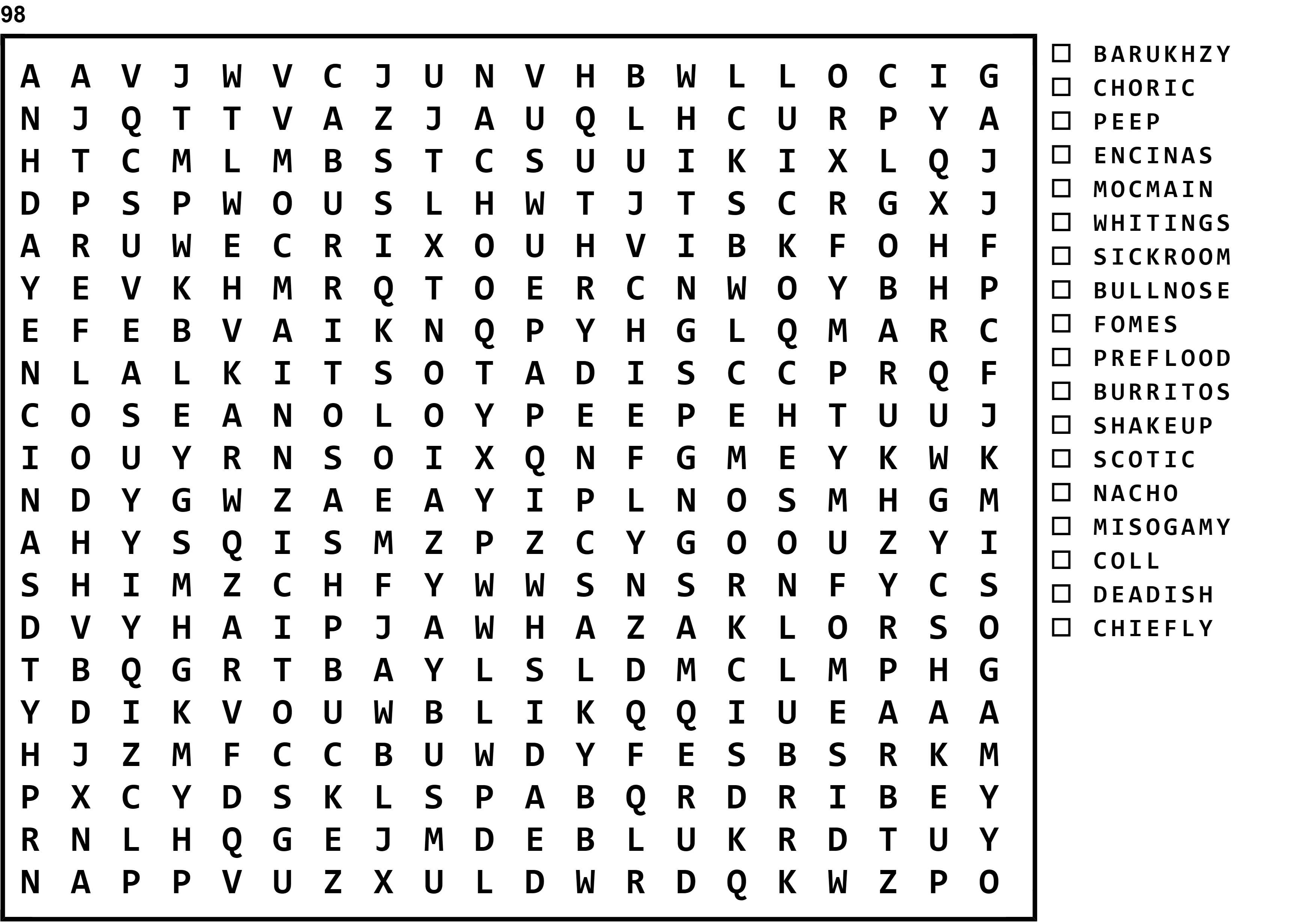 Word Search Puzzle Image