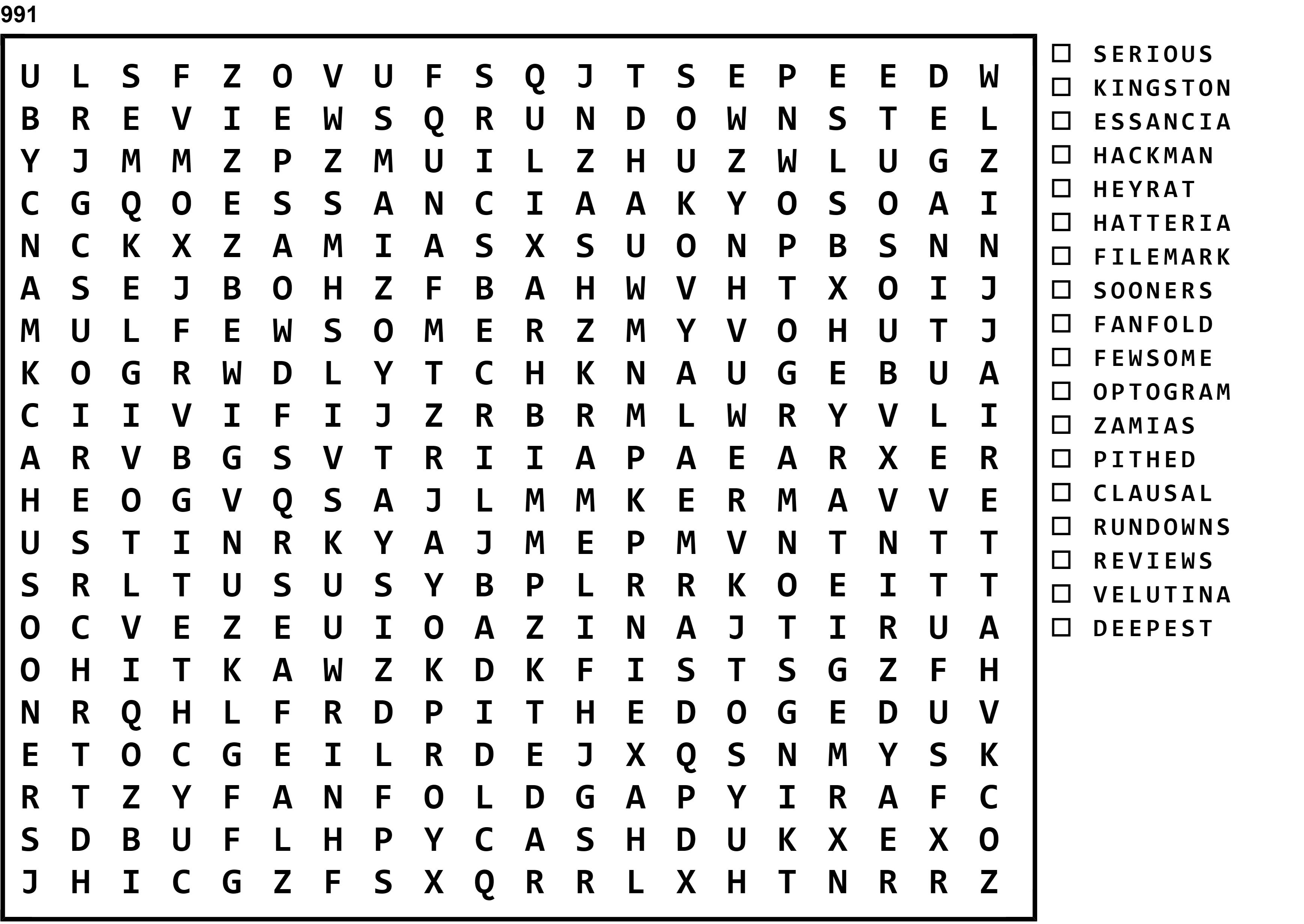 Word Search Puzzle Image