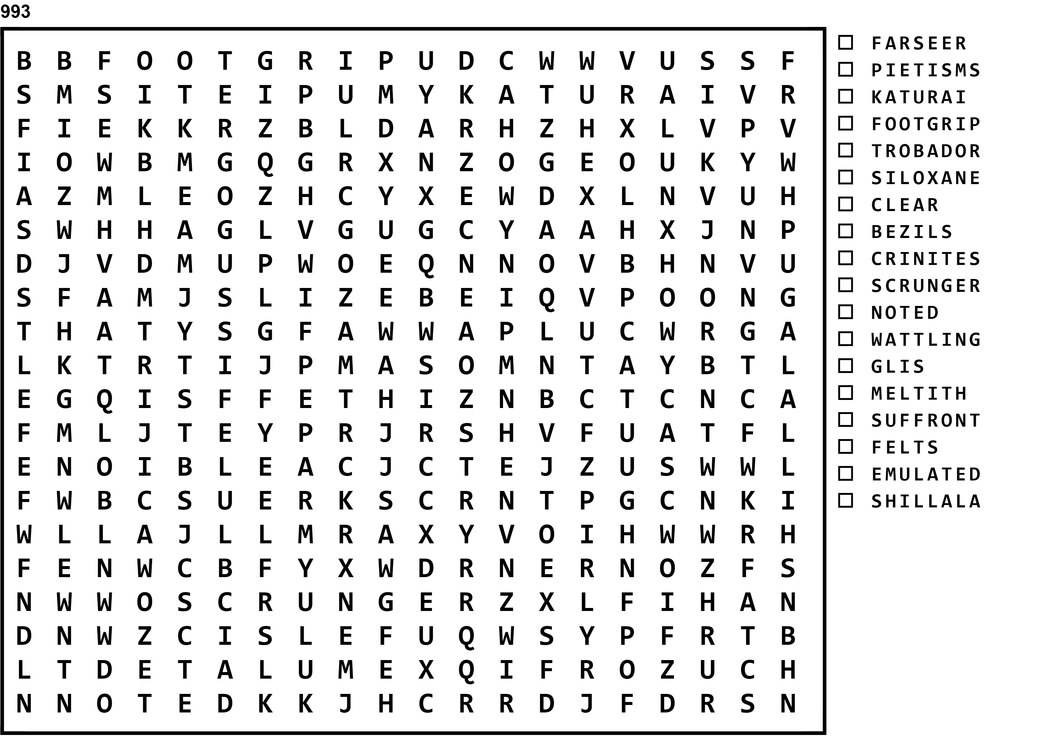 Word Search Puzzle Image
