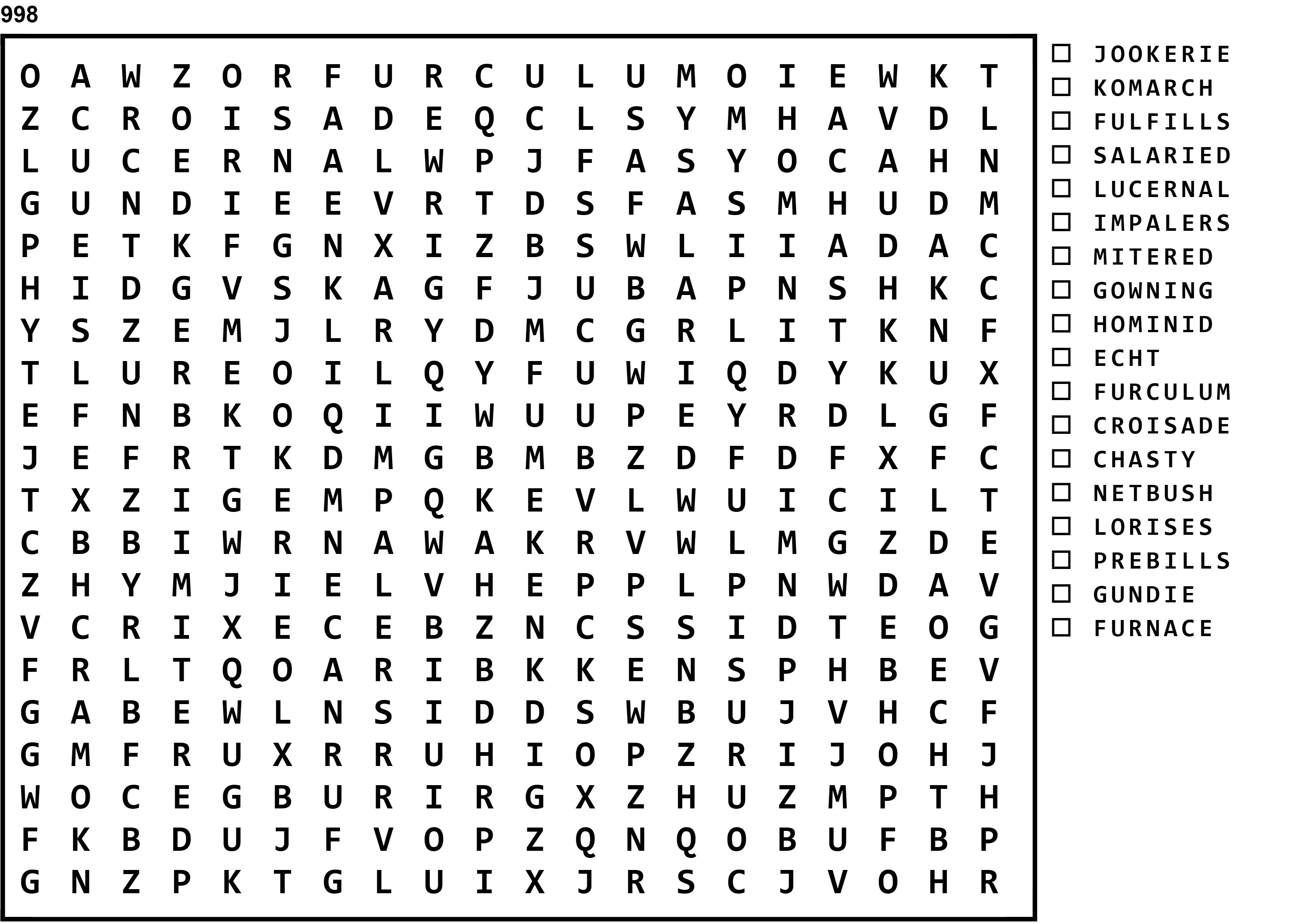 Word Search Puzzle Image