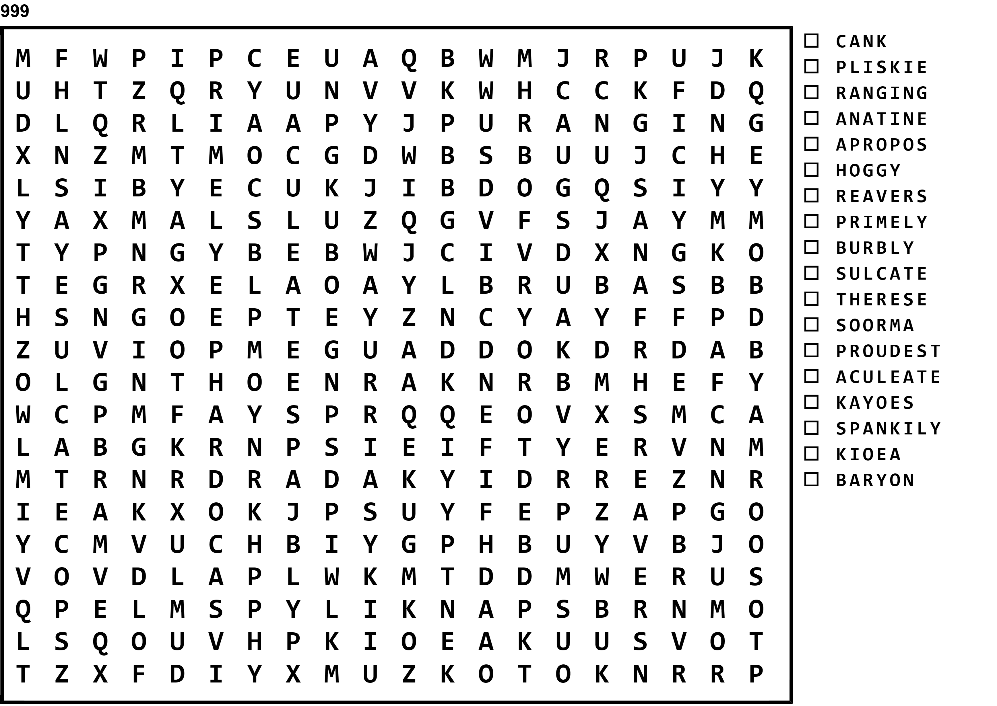 Word Search Puzzle Image